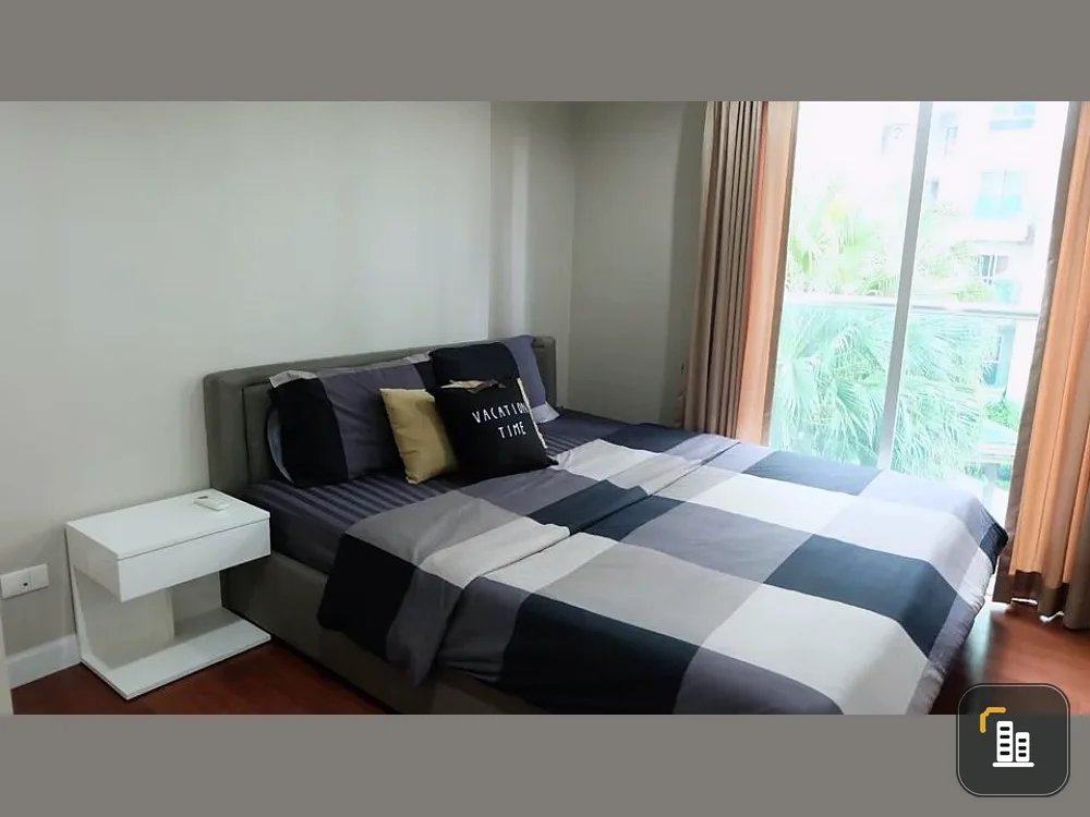 Sell for rent!! Condo Belle Grand Rama 9, ready to move in room Convenient, complete in one place Just carry the bag and move in!!