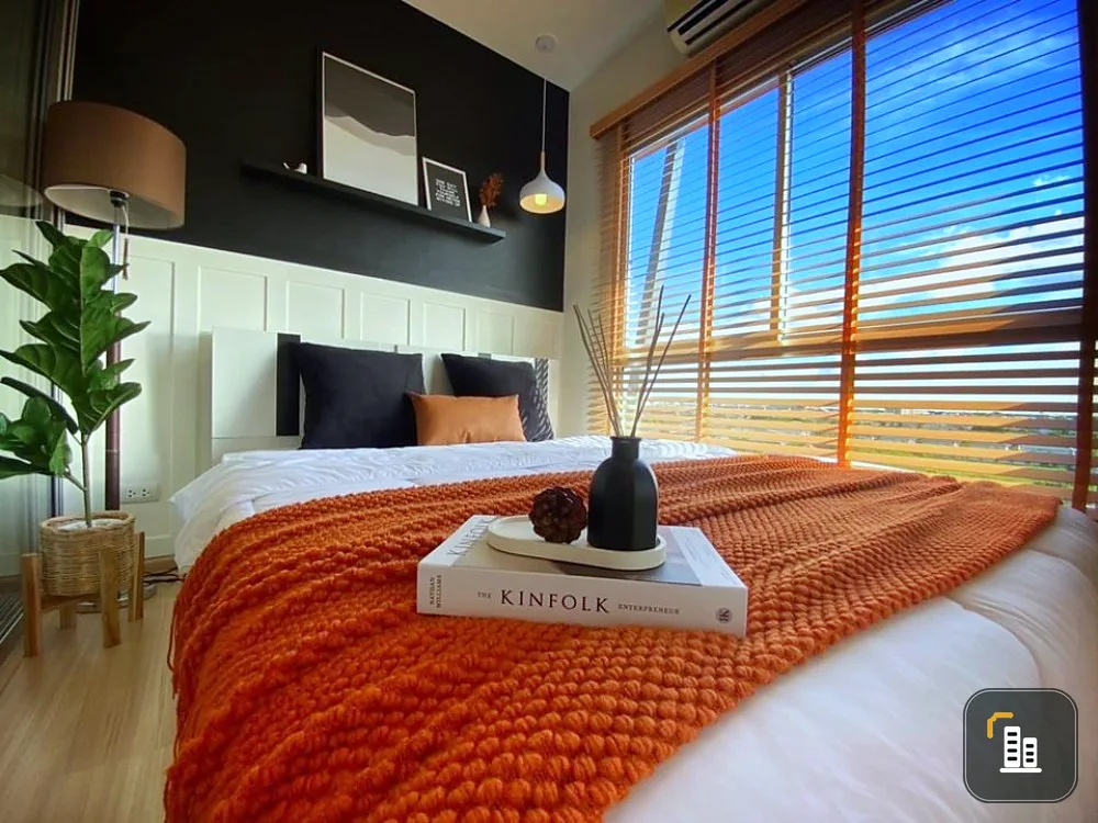 Sale Plum Condo Bangyai Station, beautiful room, ready to move in. Got this room, I can tell you that it's worth it. It doesn't block the view. It's c