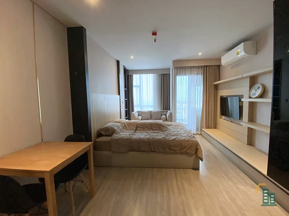 Condo for rent, Rhythm Ekamai, STUDIO room, 29th floor, beautiful view, ready to move in the heart of the city. Hurry up to reserve!!