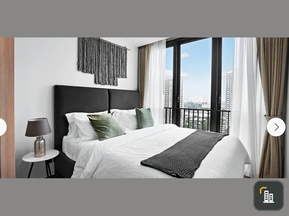 For rent The Line Asoke-Ratchada Luxurious decorated room Just carry one bag and move in immediately. I'd say it's worth it.