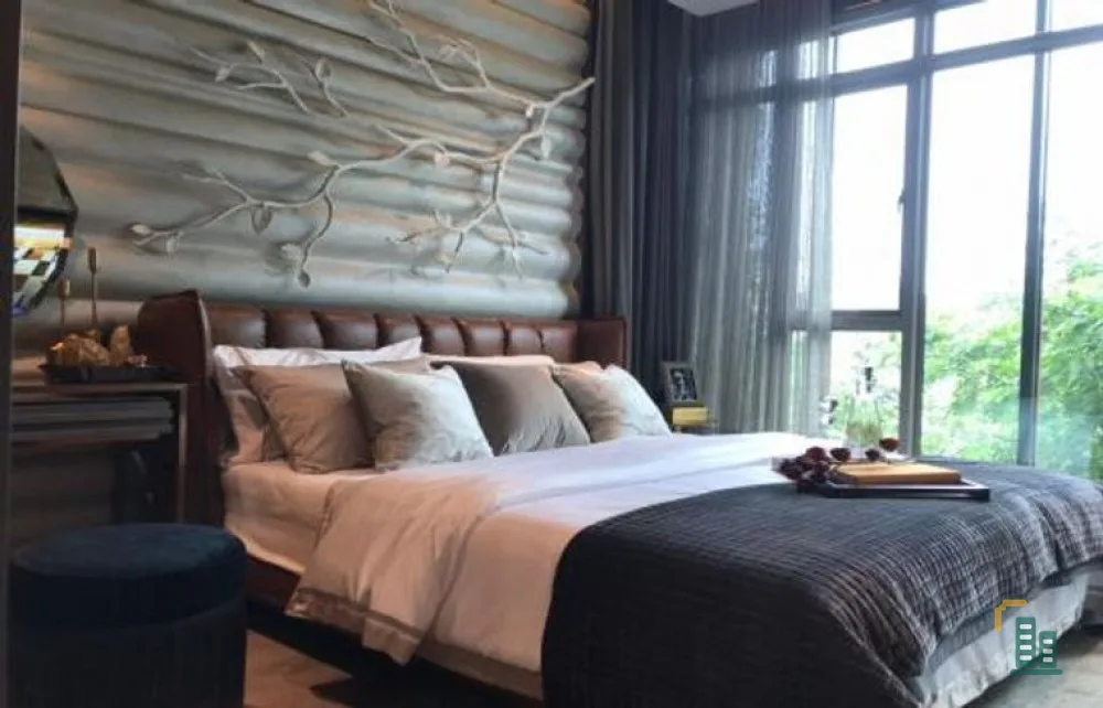 For rent Rhythm Ekamai Estate, beautiful room, convenient transportation, near BTS, hurry and book now!