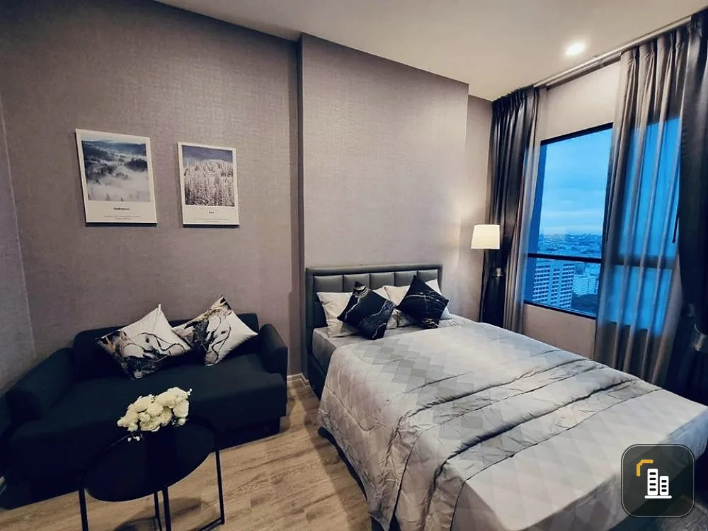 Condo for sale, Knightsbridge Collage Ramkhamhaeng, high-rise, view inside the project, clean, comfortable, ready to move in, book now