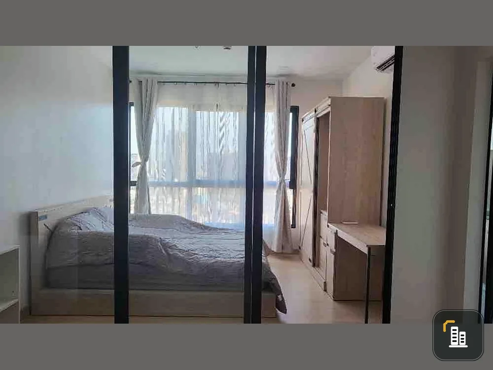 Condo for rent Supalai Loft Prachadhipok-Wongwian Yai southeast In the afternoon, the sun is not hot. Hurry up!!