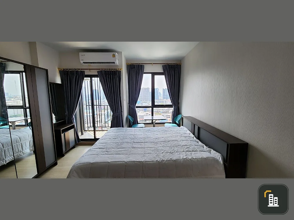 Condo for rent, Supalai Loft Prachathipok-Wongwian Yai, high floor, fully furnished, ready to move in. Don't miss it.