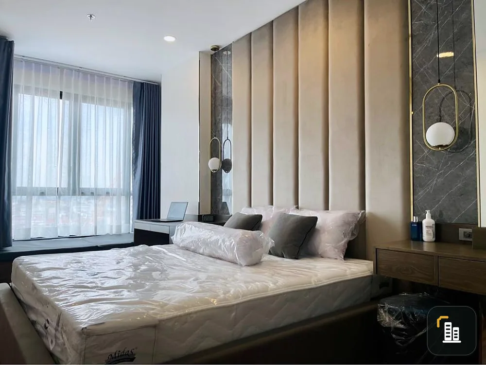 Condo for rent Supalai Premier Charoen Nakhon, 1 bedroom, spacious room, decorated in LUXURY style, very pleasant, book quickly.