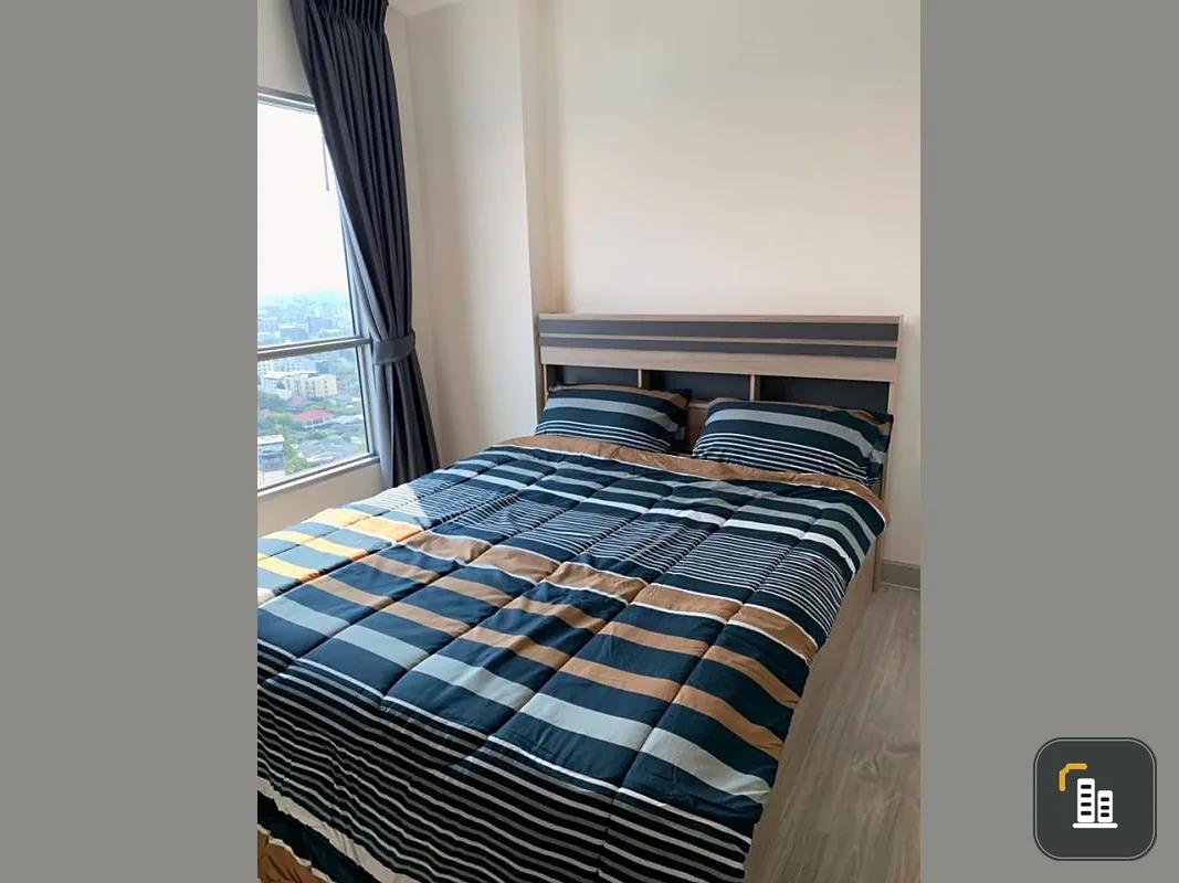 For Rent Aspire Ngamwongwan, high floor room, good wind, not hot, can lie down and see the beautiful view If you don't book, you will regret it.