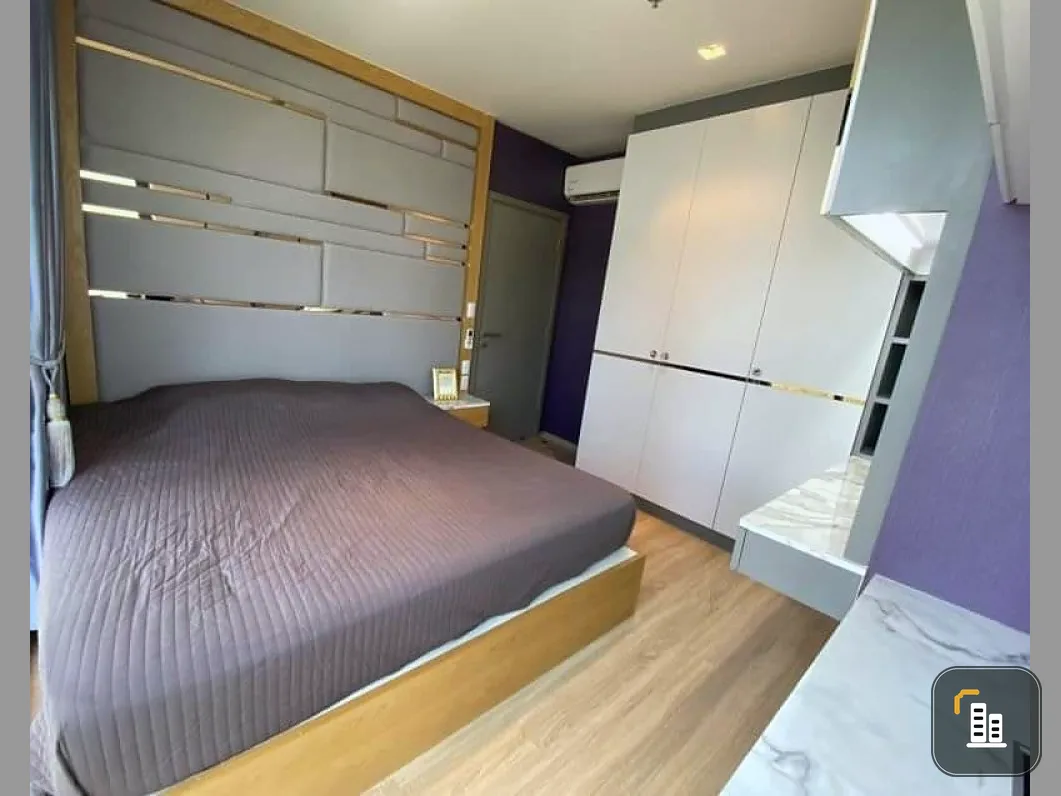 For rent!! Condo The Base Garden-Rama 9, size 51 sq.m., beautiful room, fully furnished, ready to move in, book now!!