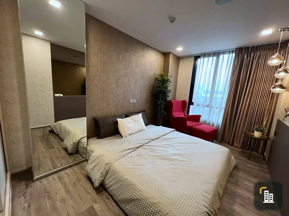 For sale/rent: Brown Condo Phahonyothin-Saphan Mai, 1 bed plus, beautifully decorated, open view, quiet, hurry and book now, don't miss out!