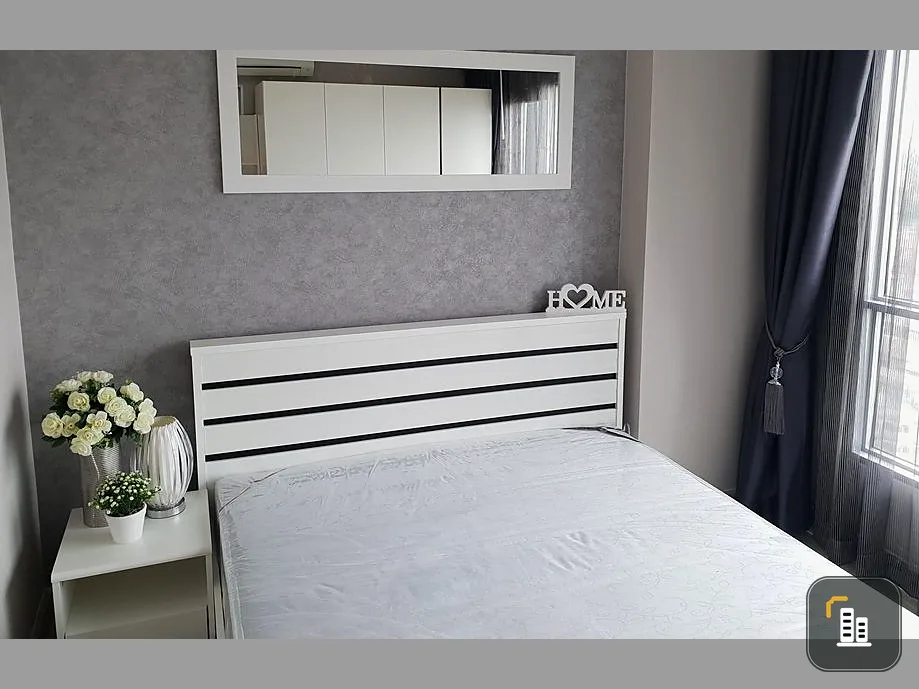 For rent, Aspire Ngamwongwan, 17th floor, beautiful city view. The room has a very good wind. more beautiful at night If interested, hurry to reserve.