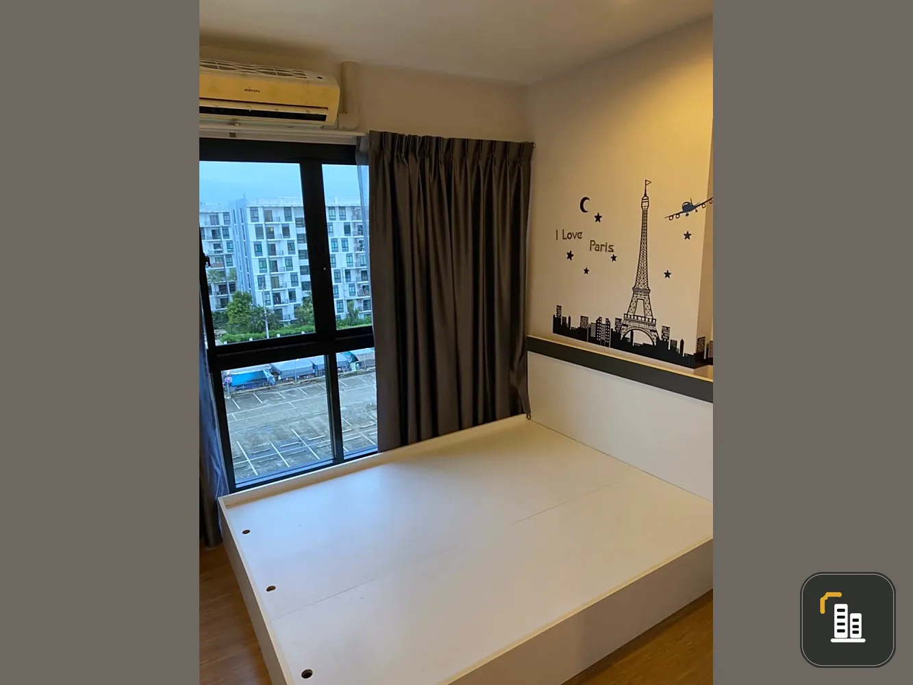 Sell / rent Hallmark Ngamwongwan, fully furnished, the room is not hot, the view is not blocked, the price is wow, must be booked