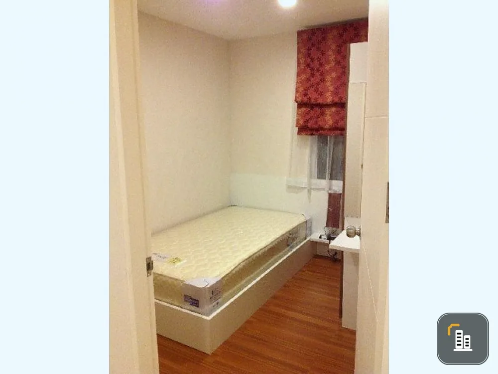 Airlink Residence for sale, Romklao, corner room, ready to move in, separate kitchen zone, very wide balcony, don't miss it.