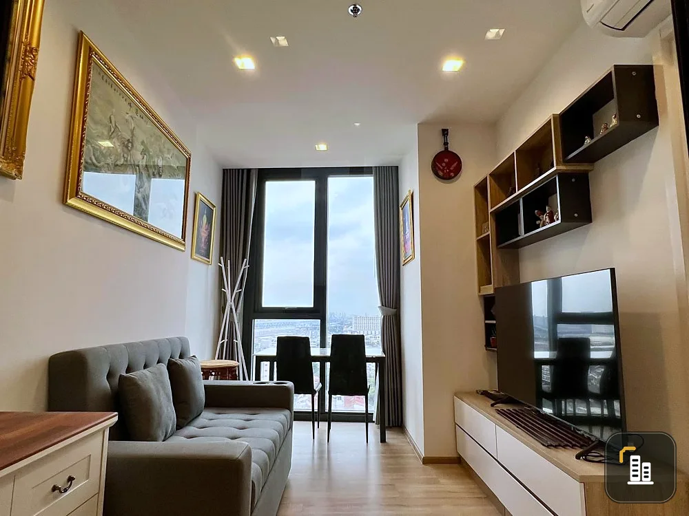 Condo for rent, The LINE Phahon-Pradipat, north, 20th floor, clear view, fully furnished, comfortable sofa, book quickly