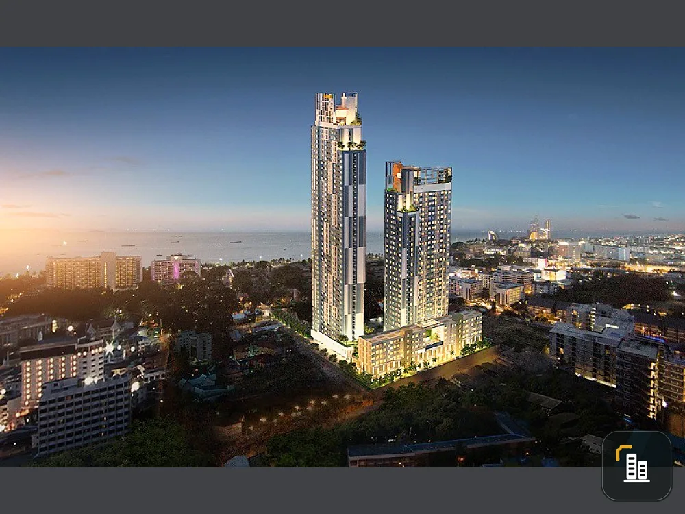 Condo for sale, Centric Sea (Central Pattaya), good location, convenient transportation, near the beach, can't miss it.