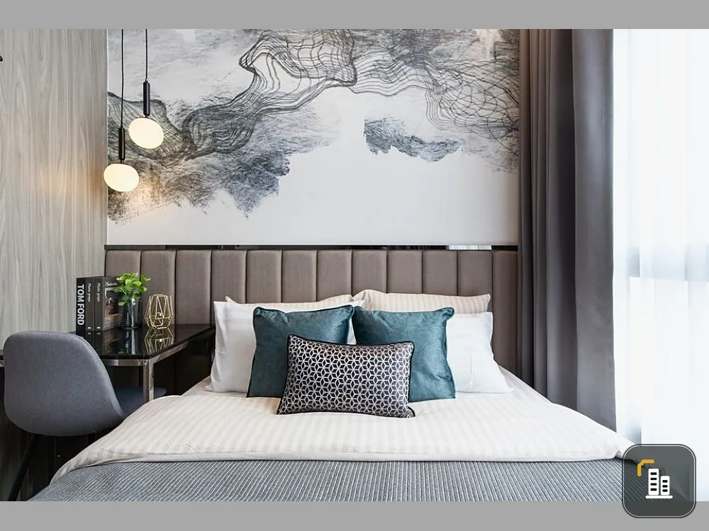 Condo for rent, The Line Sukhumvit 101, high floor, good view, fully furnished, ready to move in, special price, don't miss it!