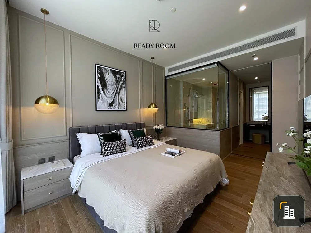 Condo for rent, Munich Langsuan, beautiful room, 1 bedroom, large size, ready to move in, good location, hurry to reserve before it's gone!!