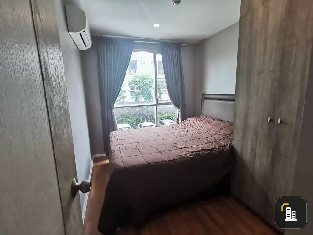 Condo for sale, Lumpini Place Bangna Km.3, Building B, 2nd floor, fully furnished. Affordable price. If interested, book quickly.