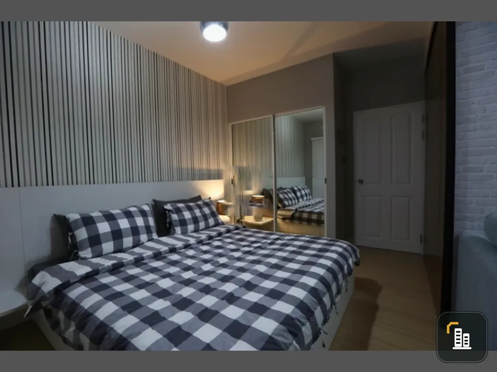 Condo for rent, A Space Asoke-Ratchada, spacious room, beautiful decoration, window facing northeast, ready to move in, book now!