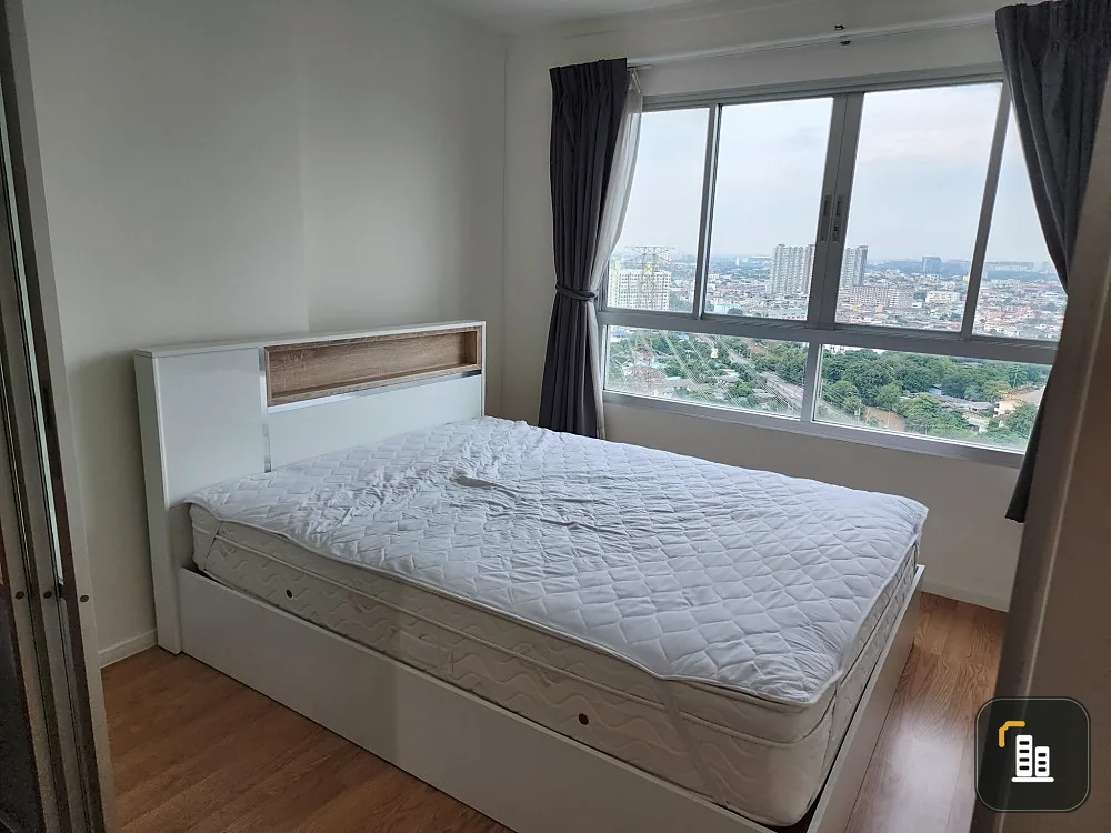 Condo for sale, Lumpini Ville Prachachuen-Phongphet, 2 nice rooms, comfortable tones, comes with great city views, buy now