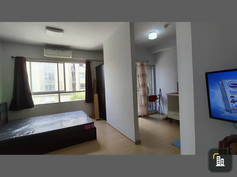 For sale, for rent, Plum Condo Samakkhi, 1 bedroom, 1 bathroom, size 23 sq m, 3rd floor, at a good price, complete equipment, book now.