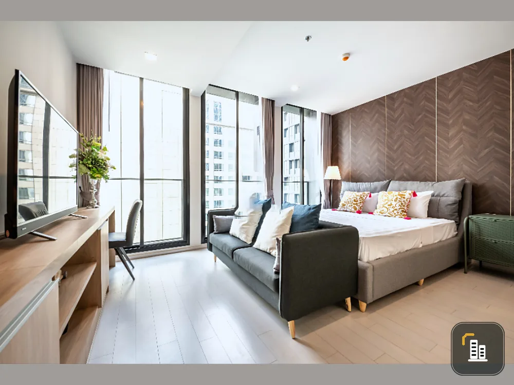Condo for rent, Noble Ploenchit, beautiful room, high floor, near BTS, good location, convenient transportation, hurry and book now!