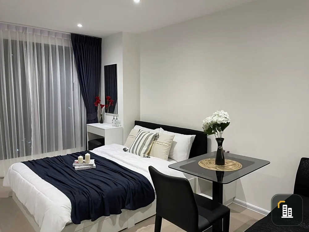 For rent, Icon Do Serithai, Green Space, beautiful room, 2nd floor, good wind, complete facilities, book now.