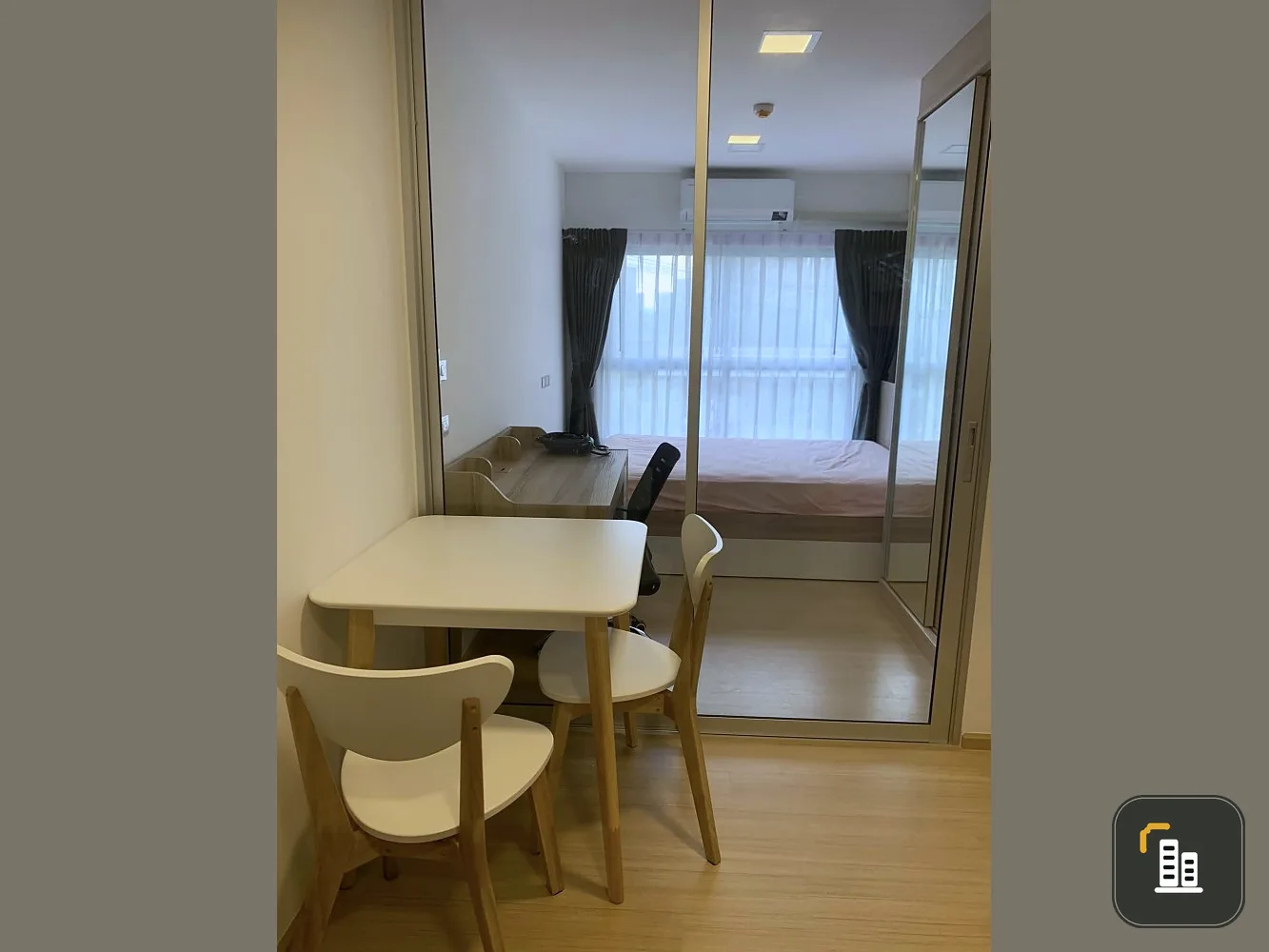 For rent, Plum Condo Rangsit Fresh, 4th floor, high, good condition, price is hitting, complete in one place. must be here only