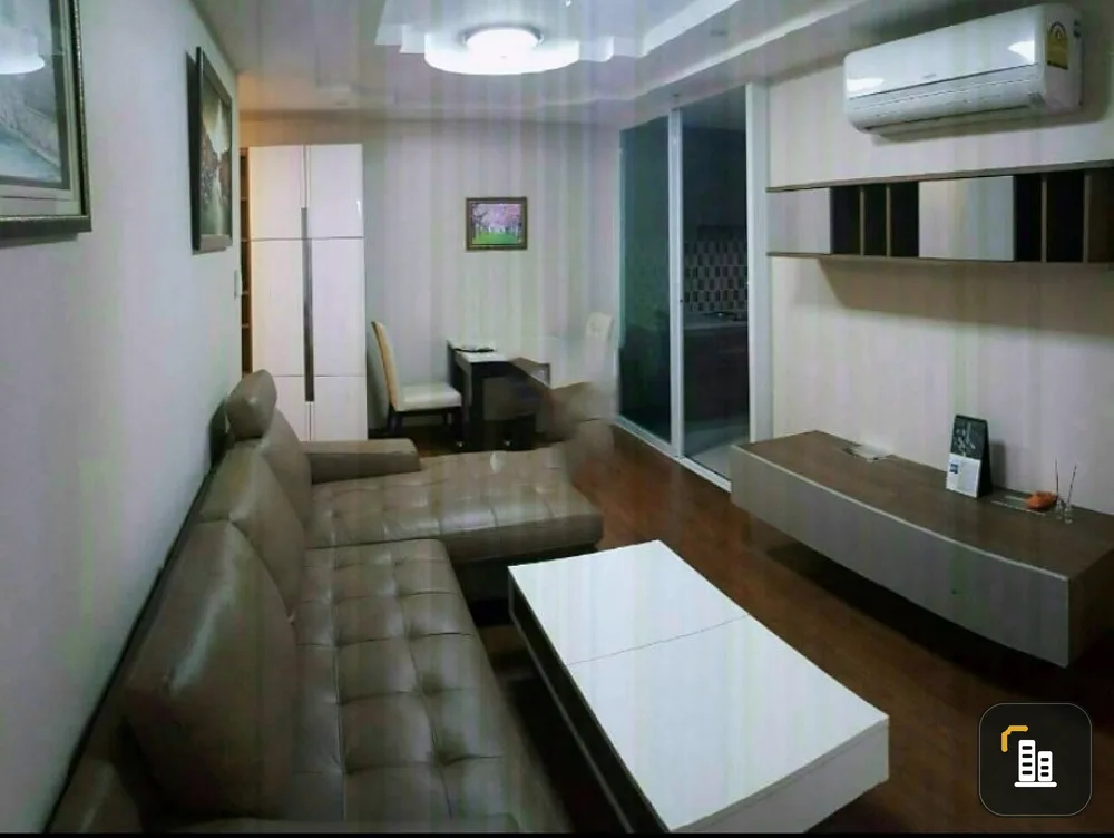 For rent!! Belle Grand Condo Rama 9, beautiful room, high floor, ready to move in, don't miss it!!