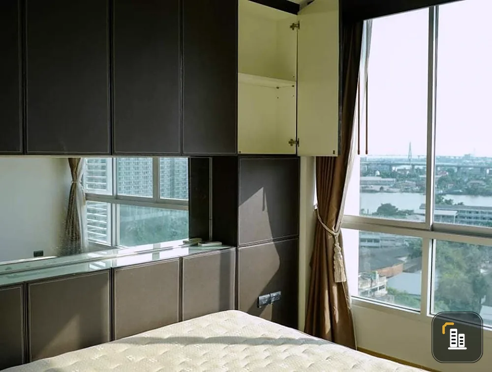 Condo for rent, The Star Estate @ Rama 3, nice room, divided into proportions, 17th floor, Chao Phraya River view, book now.