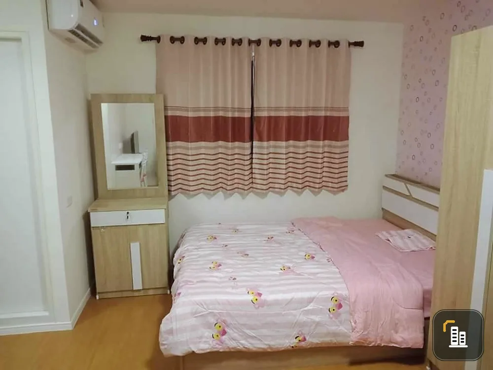 Condo for sale at Lumpini Township Rangsit Khlong 1 room with good wallpaper, affordable price, complete in one place