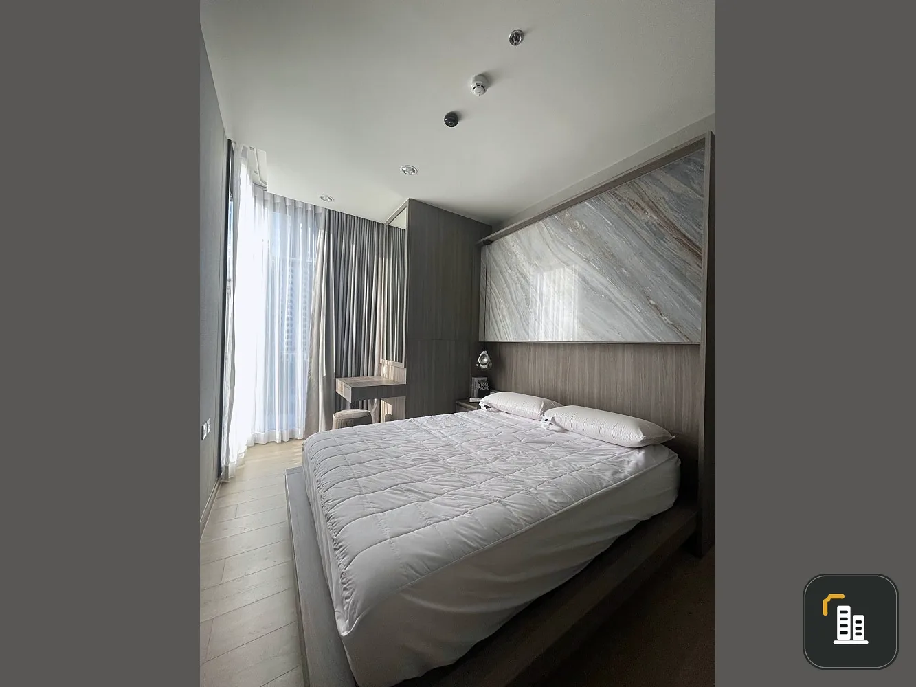 Condo for rent at Quinn Sukhumvit 101, decorated in Modern LUXULY style.