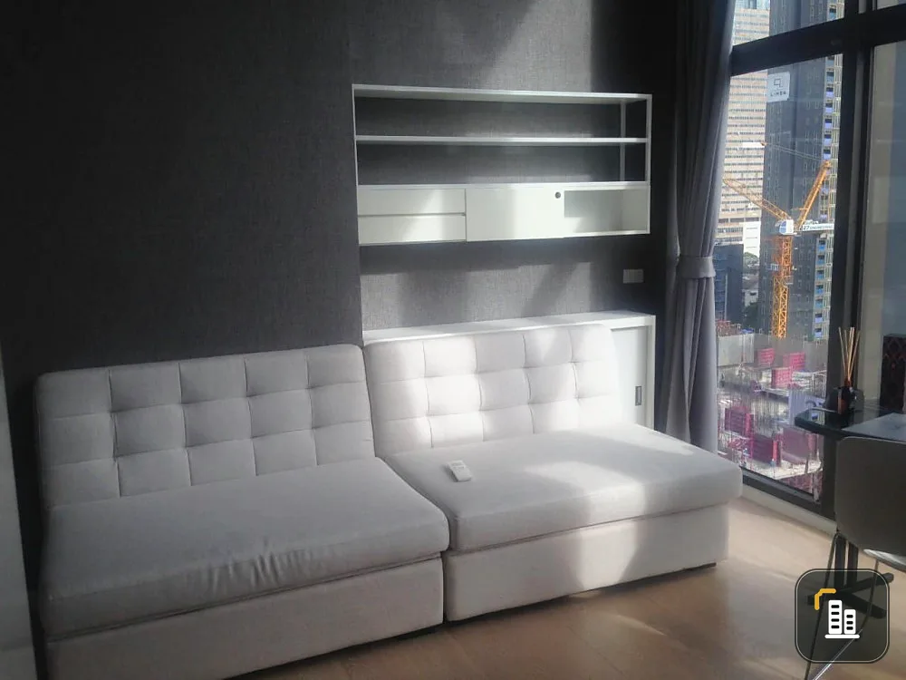 Condo for rent, Chewathai Residence Asoke, new room, ready to move in, fully furnished, convenient transportation, don't wait!!