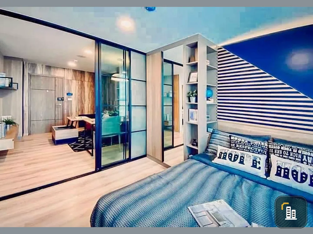 Condo for rent, The Cube Loft Ladprao 107, near MRT Yellow Line, convenient to travel, book now!