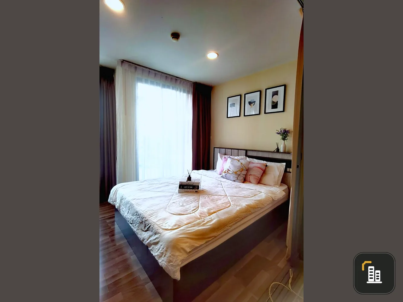 Selling Living Nest Ramkhamhaeng, 6th floor, nice decorated room. complete facilities Hurry up to reserve.