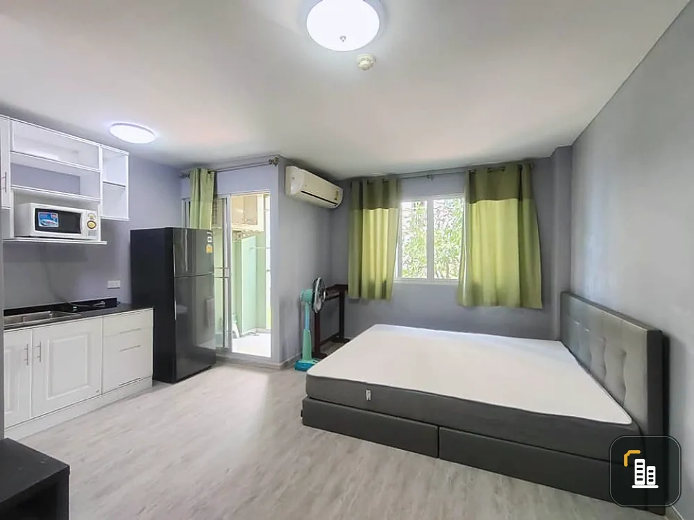 Sell / rent Lumpini Condo Town Ramintra-Laksi, STUDIO D2 room, 2nd floor, cool room, not hot, book now.