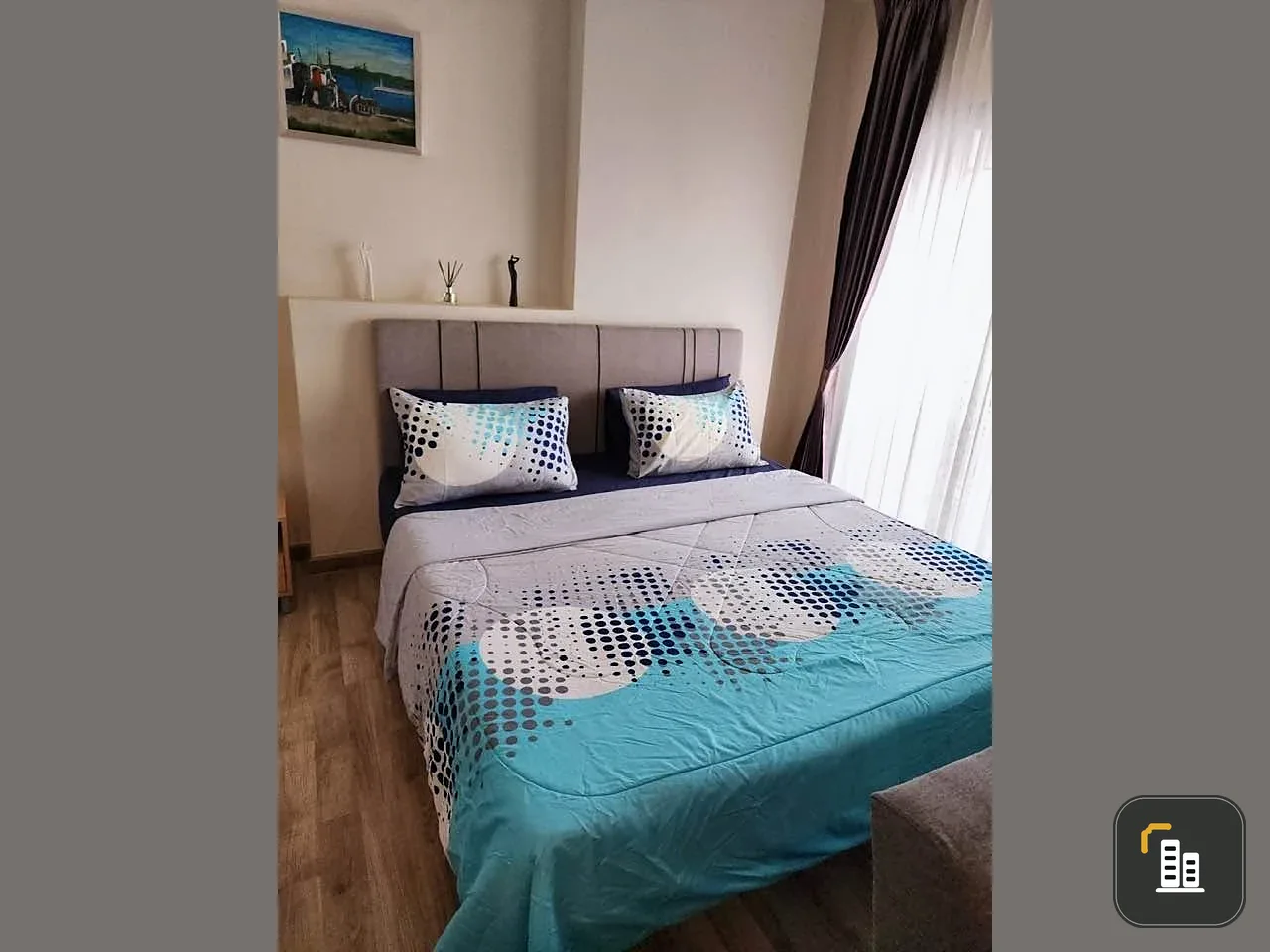 Condo for rent, Niche Mono, Charoen Nakhon, One Bed Plus room, high floor, great view, fully furnished, hurry up to reserve