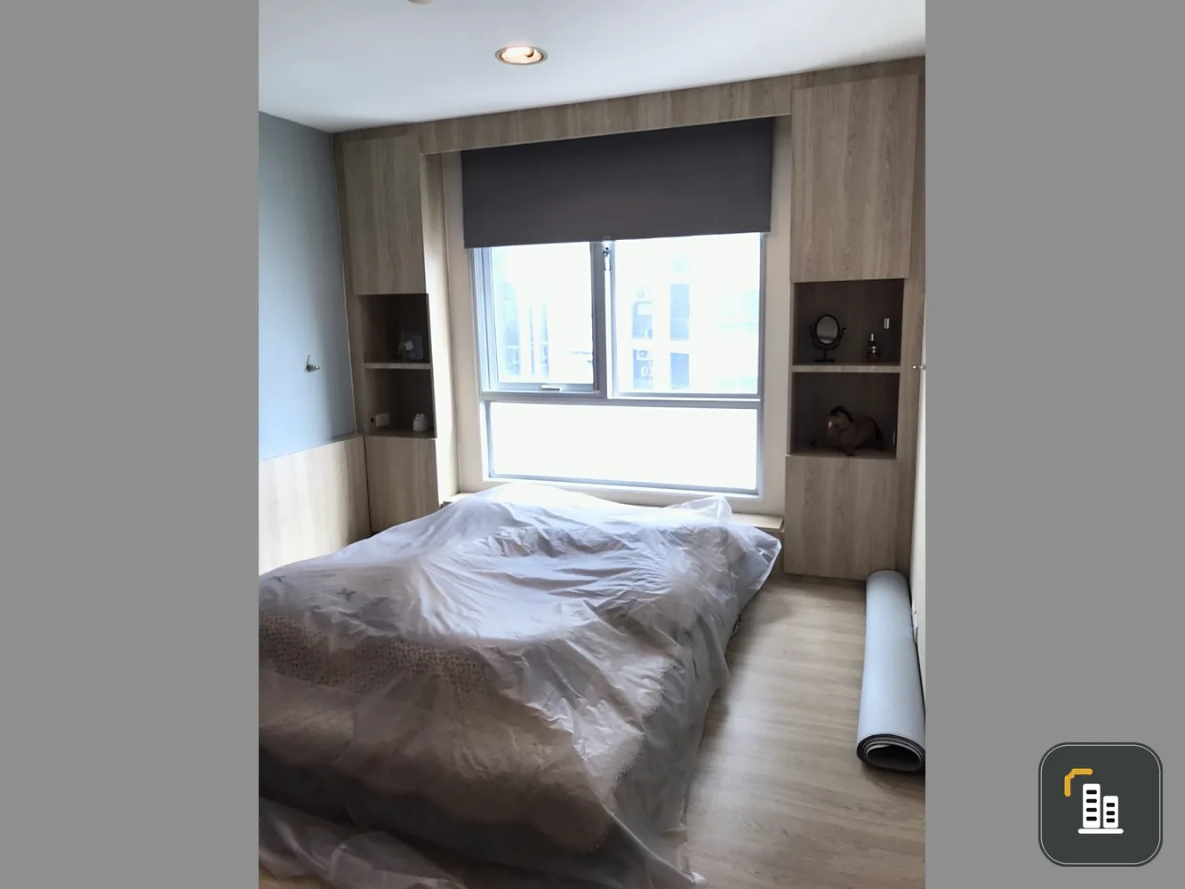 For rent Belle Grand Rama 9 nice decorated room The big sofa is very nice to sleep on. With an affordable price, book now.