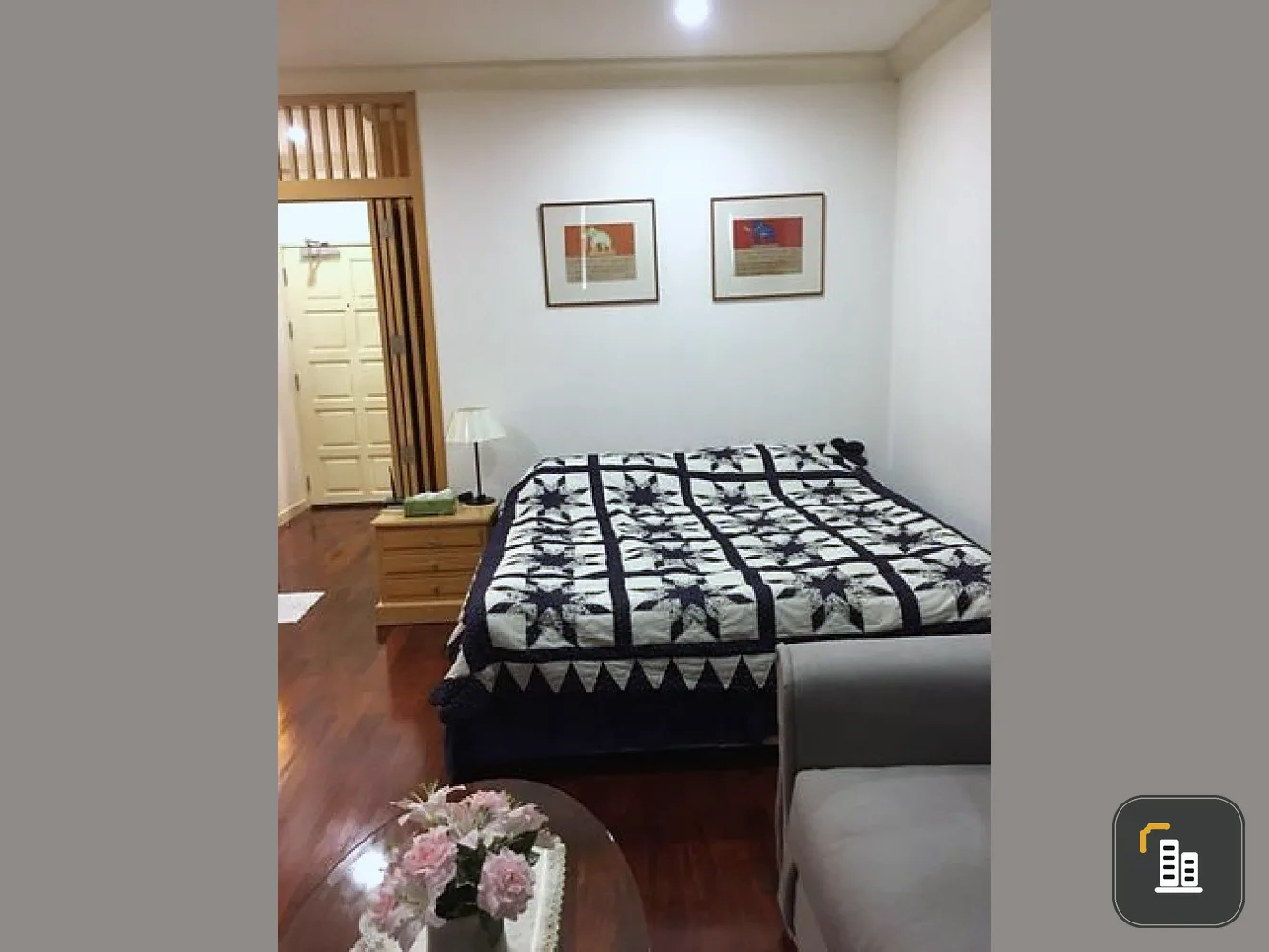 Condo for rent, President Place, beautiful room, unblocked view, fully furnished, convenient transportation, great location, urgently