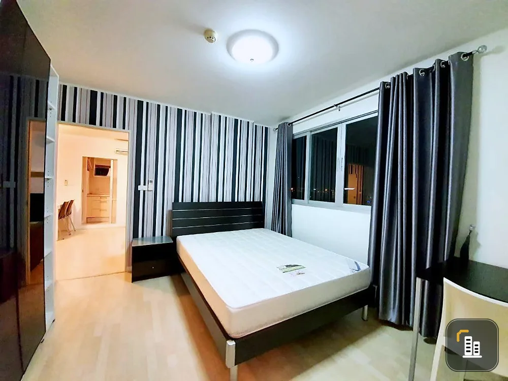 For rent, D Condo On Nut-Suvarnabhumi, beautiful room, good location, near the airport, convenient to travel, ready to move in, book now!