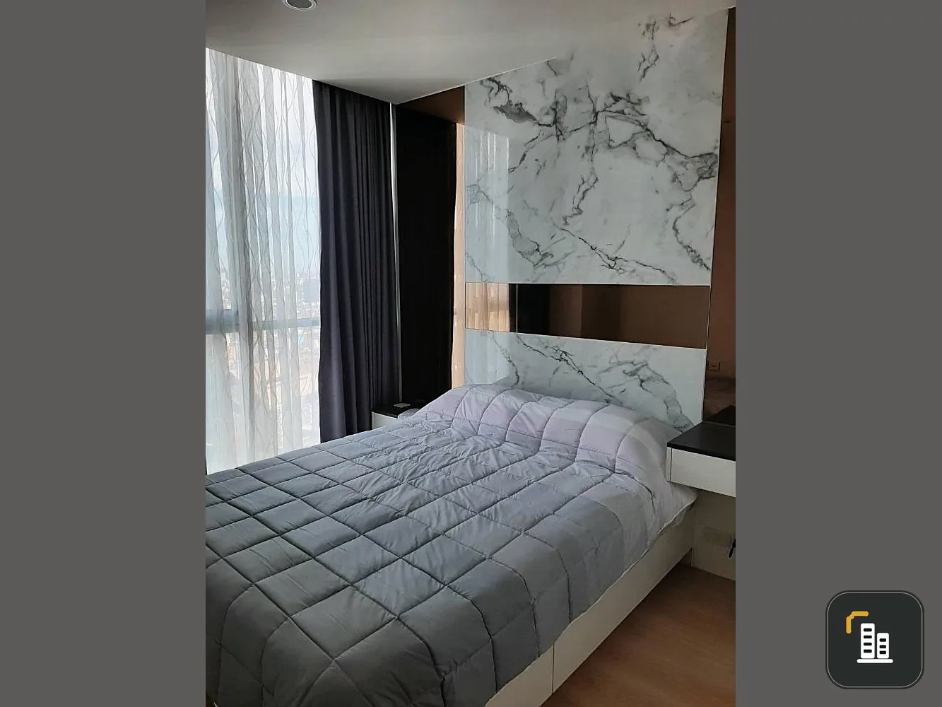 Condo for rent, Noble Revolve Ratchada 2, complete facilities. Beautifully decorated, livable, hurry to reserve!
