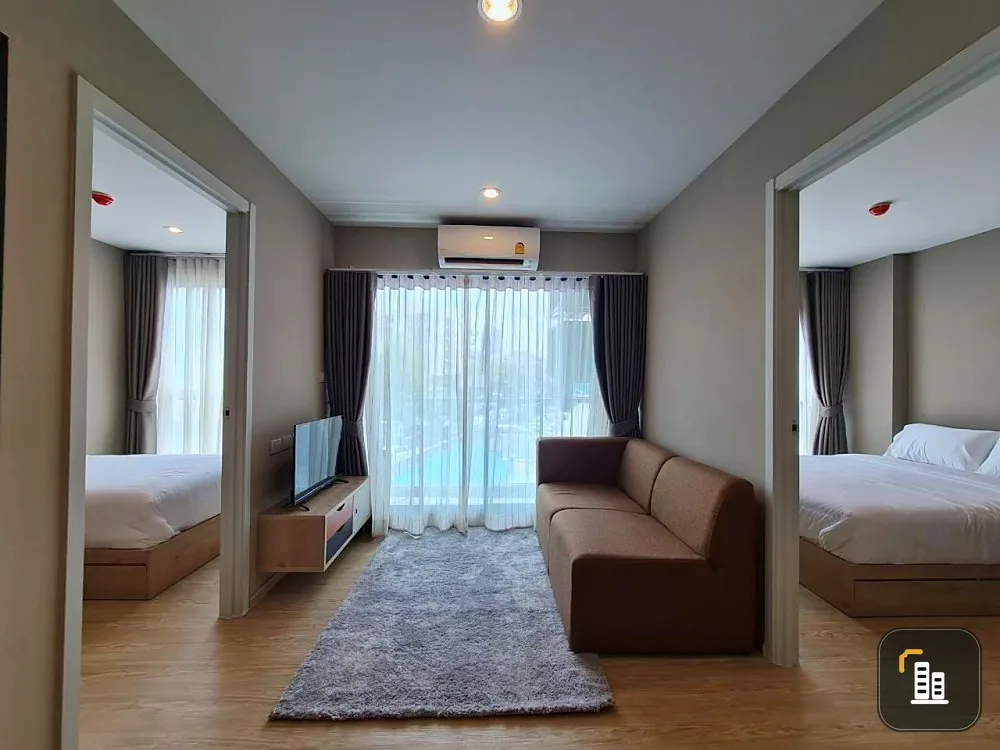 Condo for sale, The Excel Ratchada 18, beautiful room, balcony, good location, convenient transportation, ready to move in, book now!