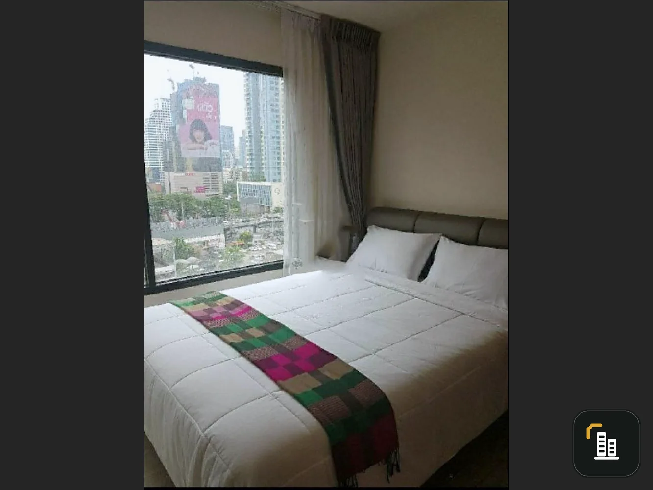 Quick sale!! Life Asoke Condo, 8th floor, Building S, central location Next to the subway/airport link, hurry and book now!!