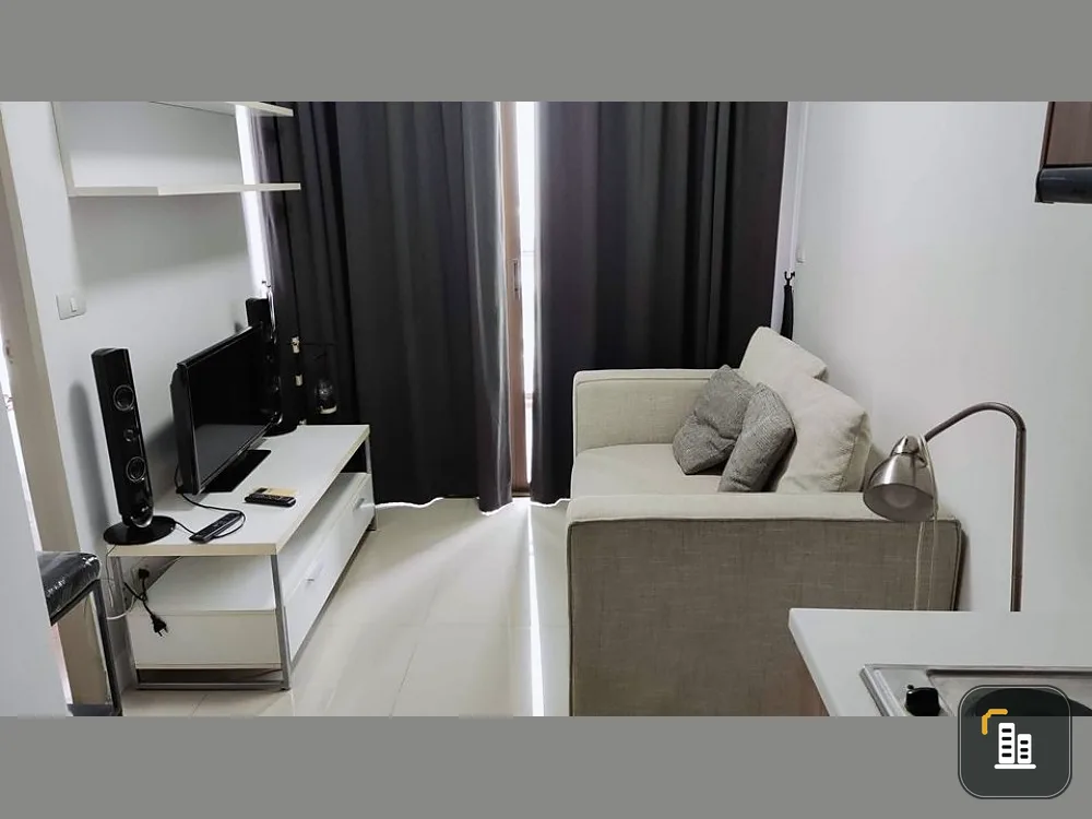 Condo for rent, ideo mix Sukhumvit 103, 17th floor, Building B, beautiful city view. fully furnished Hurry up to reserve.