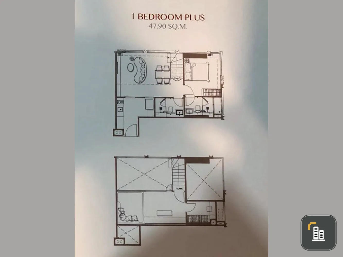 Condo for sale Park Origin Ratchathewi, empty room, 20th floor, corner room, not crowded, DUPLEX room, hurry to reserve before you miss it.