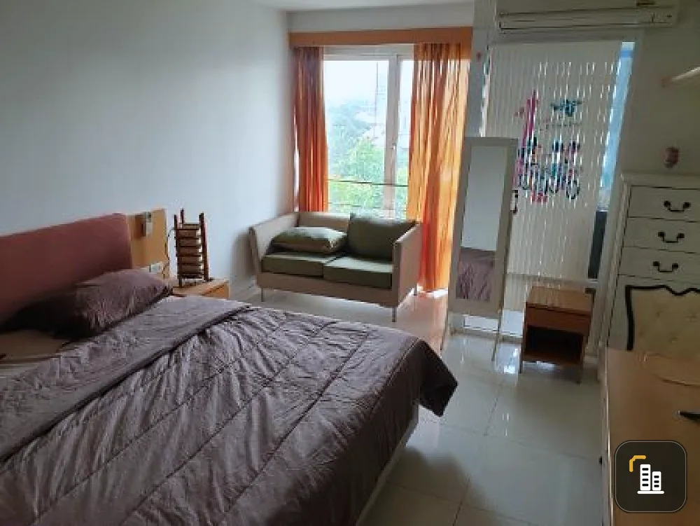 Quick sale!! Condo I-House Rama 9-Ekamai, 6th floor, Building B, garden view, fully furnished, ready to move in. Don't miss it!!