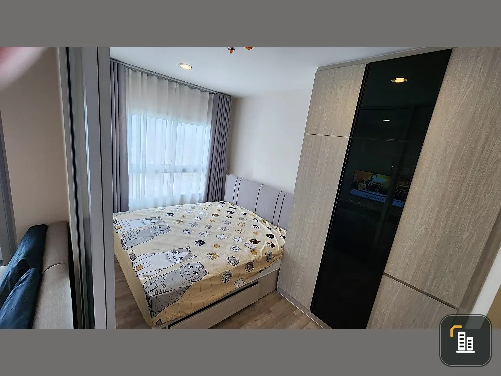 For sale, for rent!! Niche Mono Ramkhamhaeng Condo, 29th floor, Building B, corner room, lots of extras in the room. Book now!!