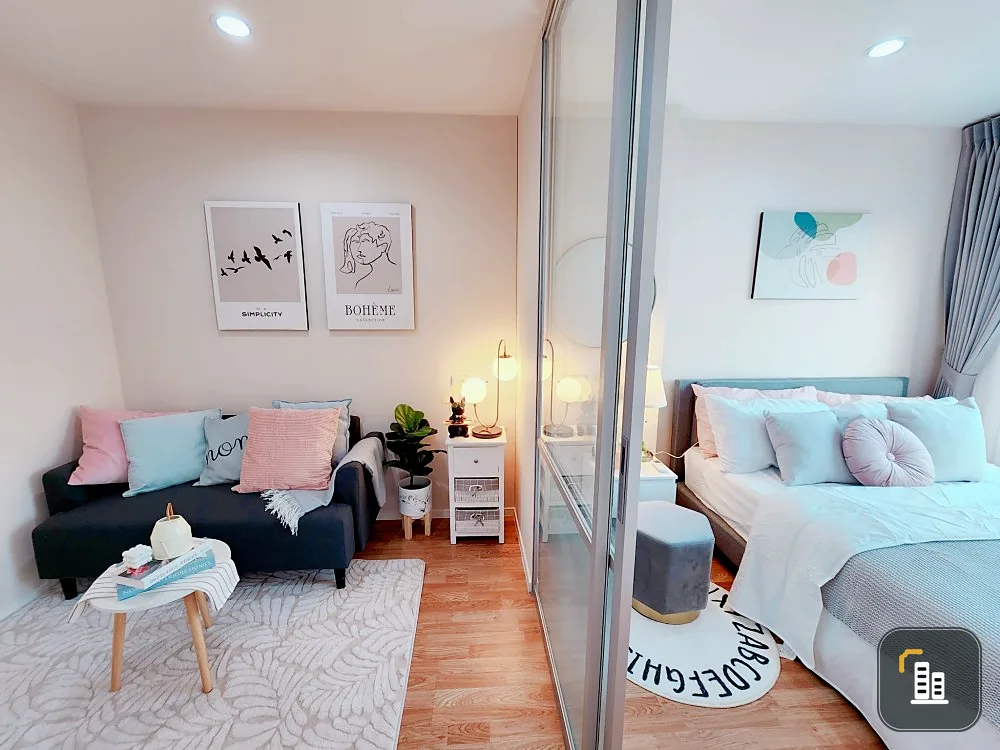 Condo for sale, Lumpini Nawamin, Sri Burapha, very beautiful room, fully furnished, ready to move in Can't miss it