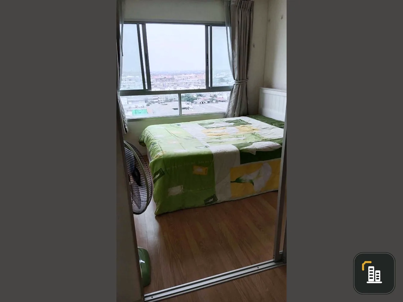 Sale Lumpini Ville Ramkhamhaeng 60/2, 7th floor, clear and airy view. fully furnished Hurry up to reserve before it's gone.