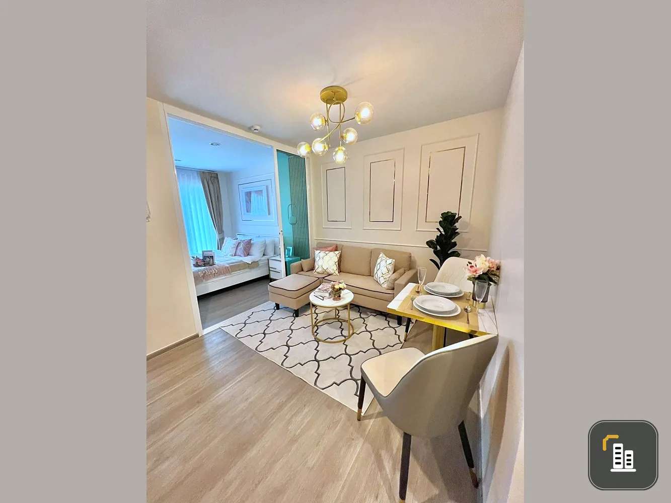 Condo for sale, Regent Home, Bang Son, Phase 28, decorated in LUXURY style, beautiful built-in If you don't reserve, you will miss it. Hurry up.
