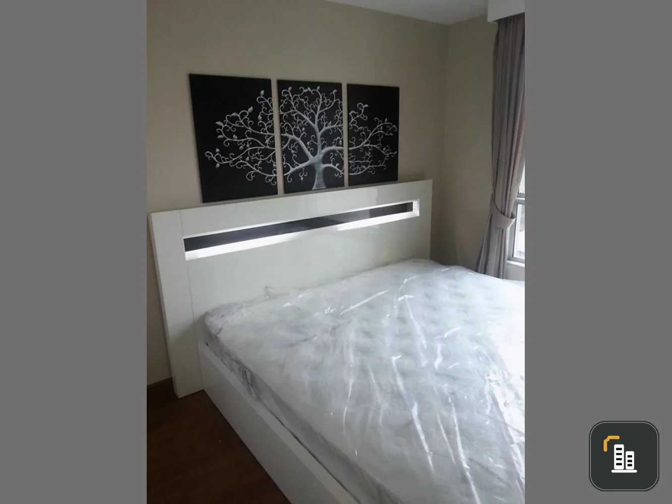 For rent or sale!! Belle Grand Condo Rama 9, beautiful room, 11th floor, city view, Ratchada, don't miss it!!
