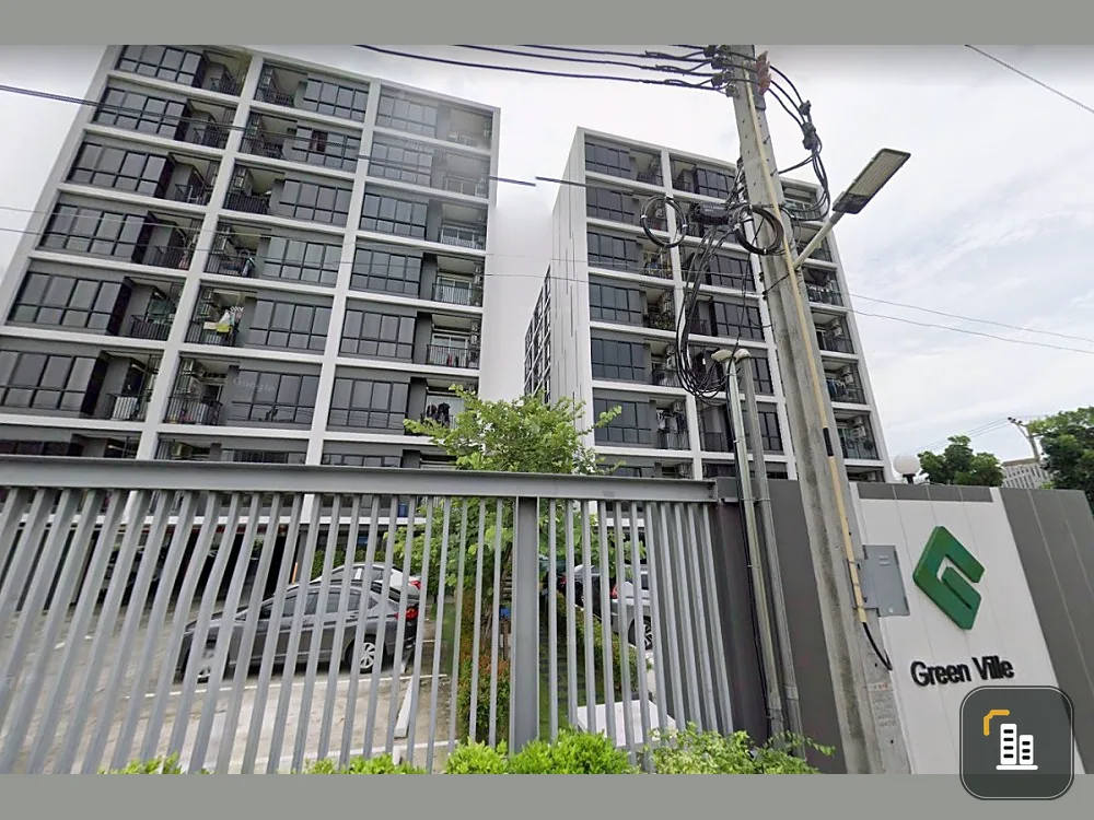 Condo for rent, Green Ville Sukhumvit 101, good location, convenient transportation, complete central area, hurry to book